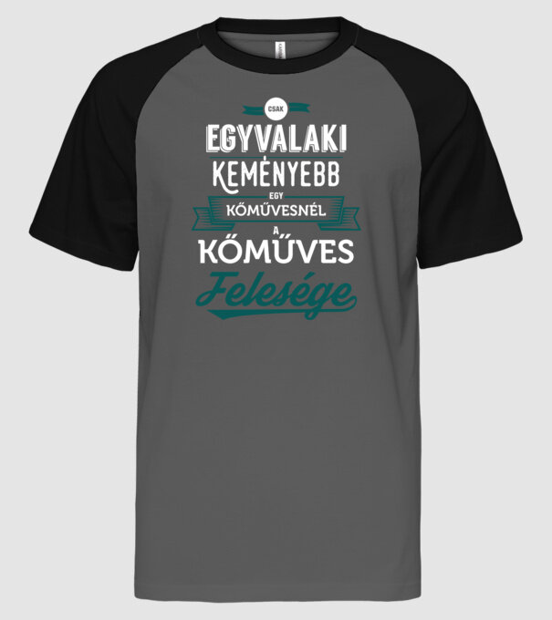  minta szürke/fekete pólón