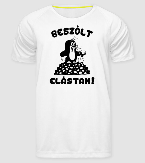  minta fehér pólón