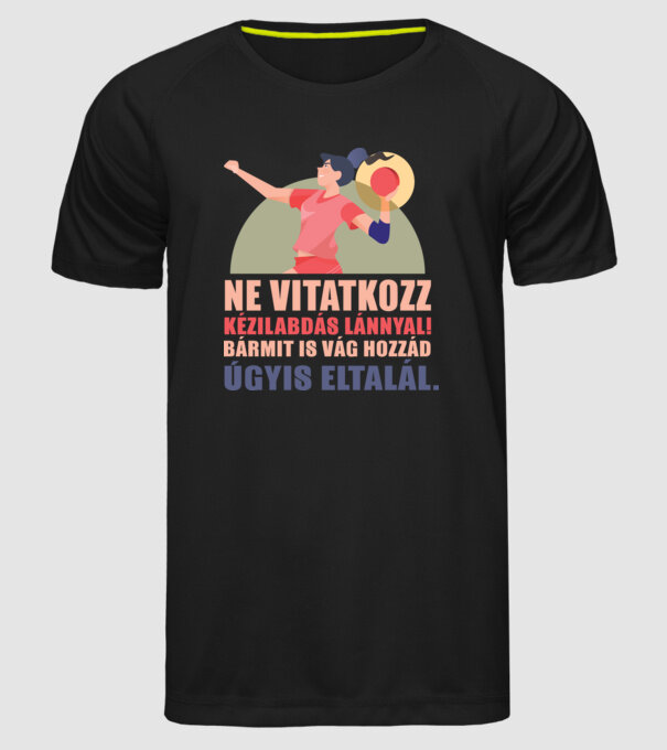  minta fekete pólón