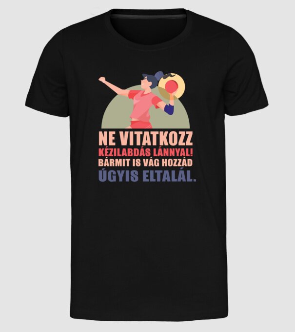  minta fekete pólón
