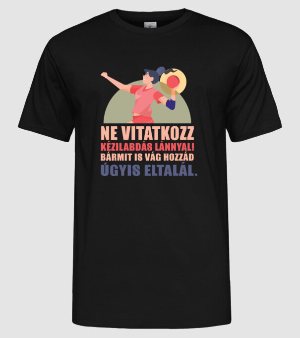  minta fekete pólón