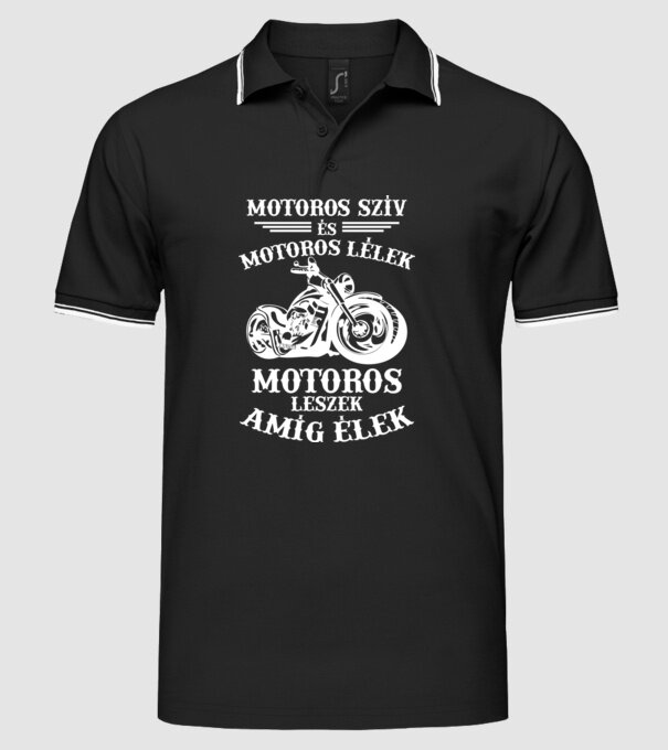  minta fekete pólón