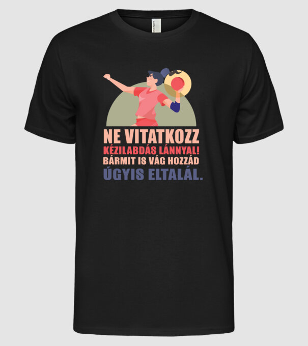  minta fekete pólón