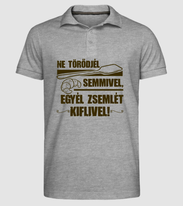  minta szürke pólón