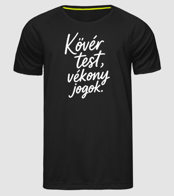 minta fekete pólón