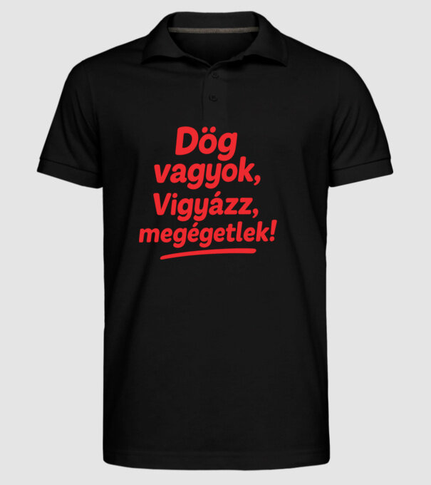  minta fekete pólón